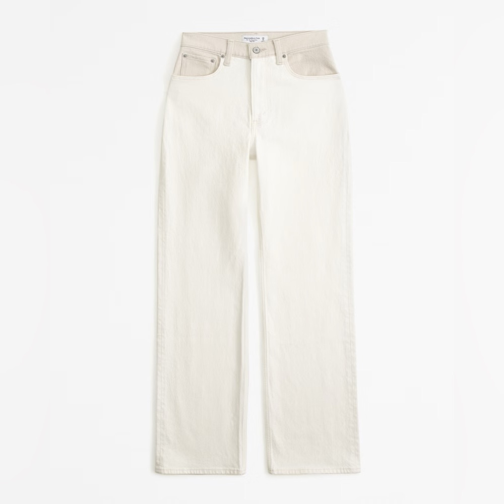 Abercrombie & Fitch Curve Love High Rise 90s Relaxed Jeans